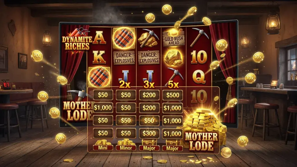 Dynamite Riches "Mother Lode" Review: Gameplay, Casino Experience, Pros & Cons