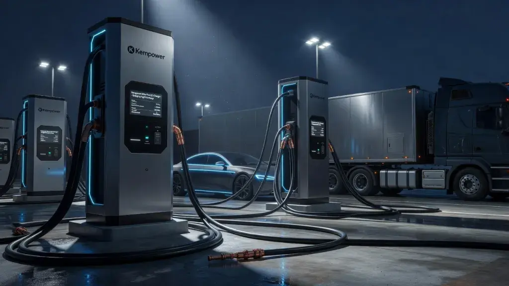 Kempower's New Charger Bridges Cars and Heavy-Duty Trucks